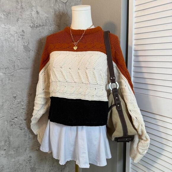 Preppy Soft & Cozy Multicolored Striped Sweater - Picture 4 of 8